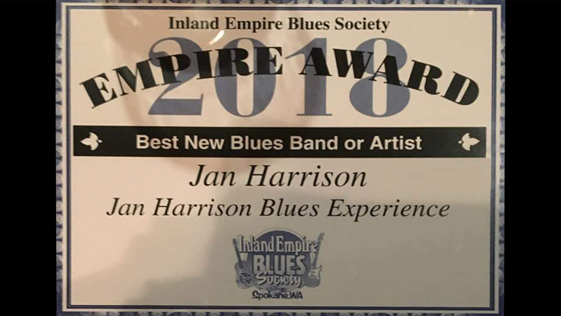 Blues Society Award